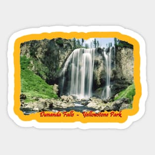 Dunanda Falls - Yellowstone Park Sticker